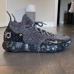 Nike KD 11 "Gold Splatter" Basketball Shoes Men's Size 12